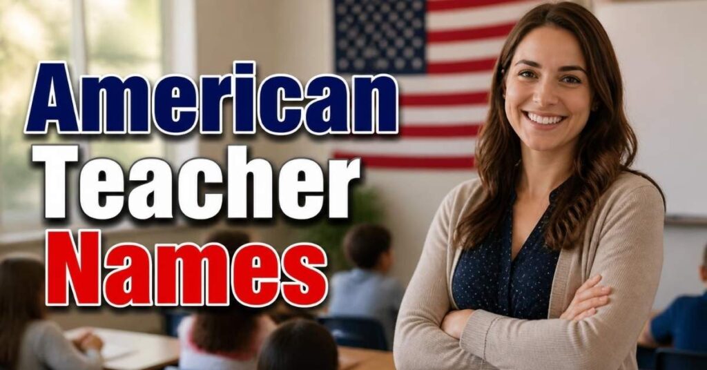 American Teacher Names
