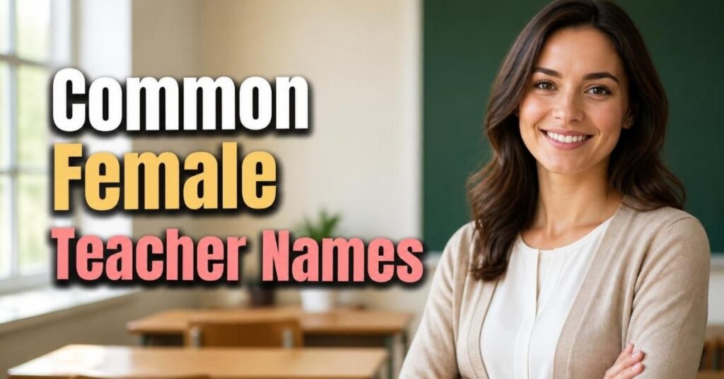 Common Female Teacher Names