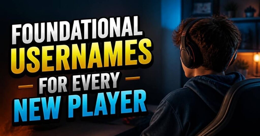 Foundational Usernames for Every New Player
