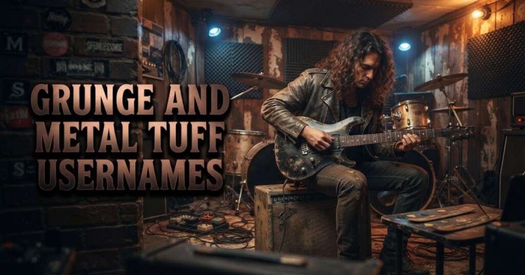 Grunge and Metal Tuff Usernames
