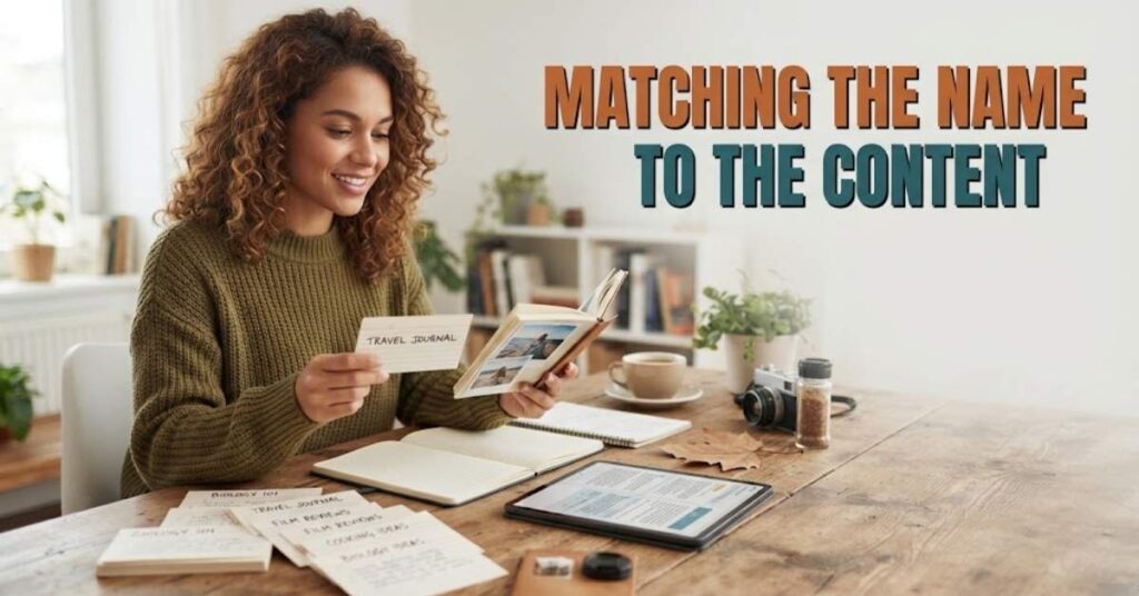 Matching the Name to the Content