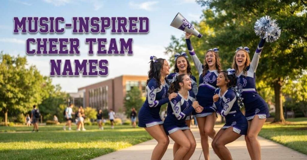 Music-Inspired Cheer Team Names