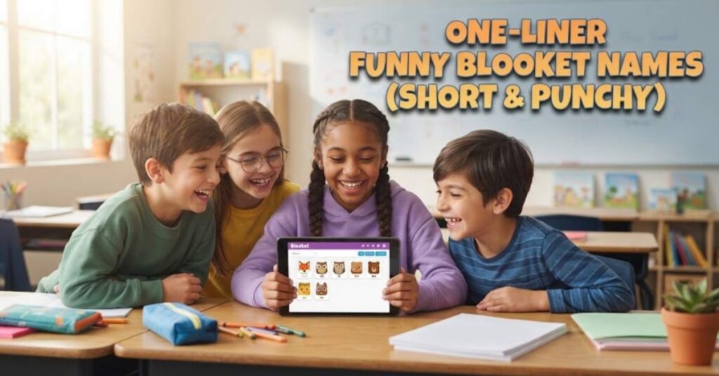 One-Liner Funny Blooket Names (Short & Punchy)