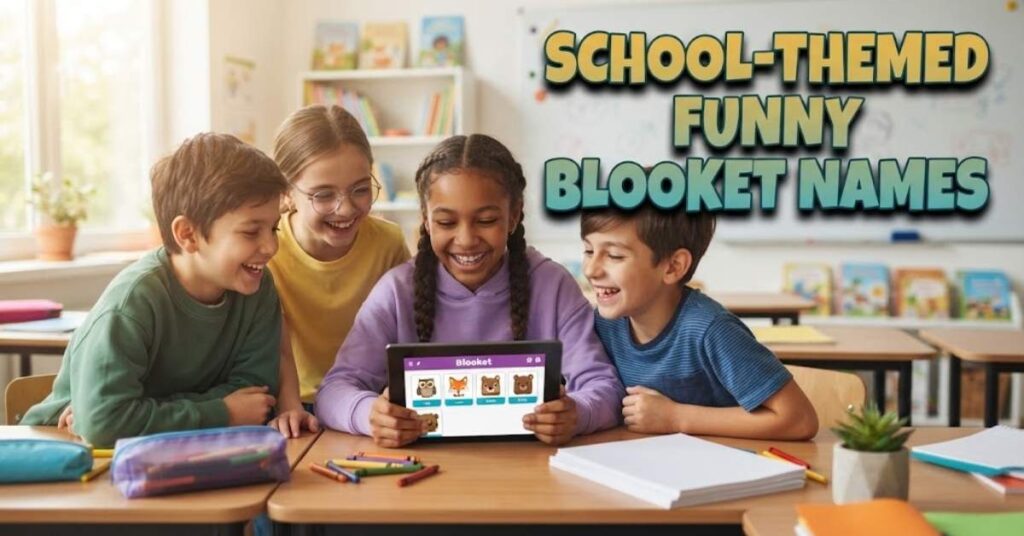School-Themed Funny Blooket Names