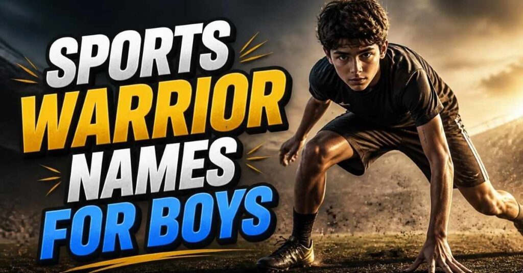 Sports Warrior Names for Boys