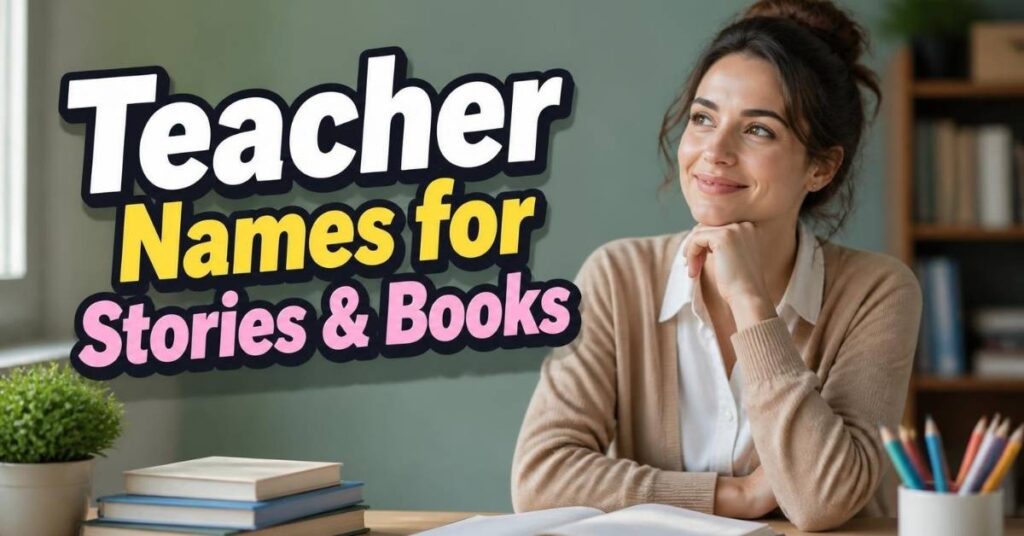 Teacher Names for Stories & Books