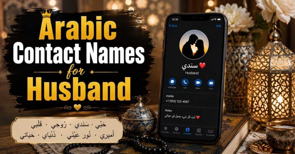 Arabic Contact Names for Husband