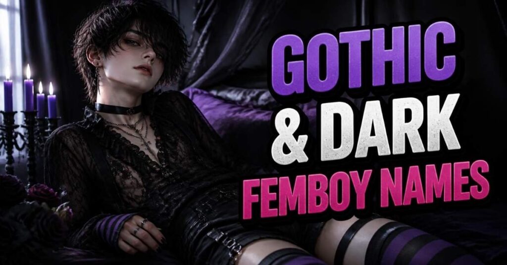 Gothic & Dark Femboy Names